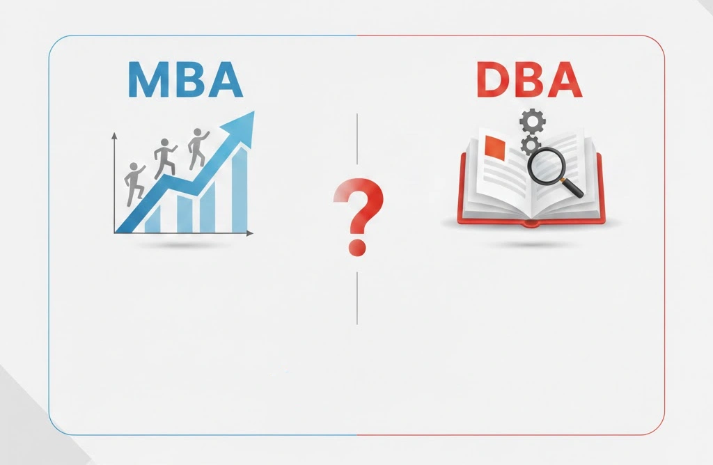 تفاوت MBA و DBA؛ کدام مسیر حرفه‌ای مدیران موفق است؟ - دی‌ام برد