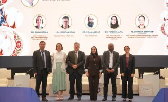 تقدیر وزارت صنعت تاجیکستان از بانوی کارآفرین ایرانی در فروم نساجی ۲۰۲۶